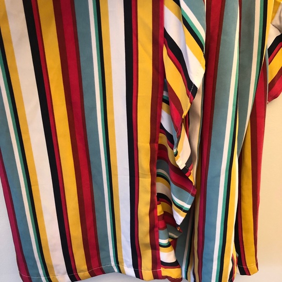 ONLY Multicolour Wrap Dress, Good Condition, Size XS (EU 34) - Picture 3 of 11